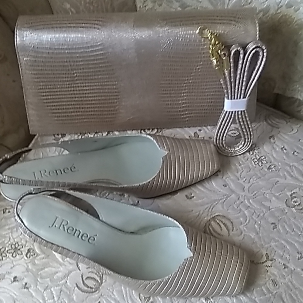 J Renee shoes and purse